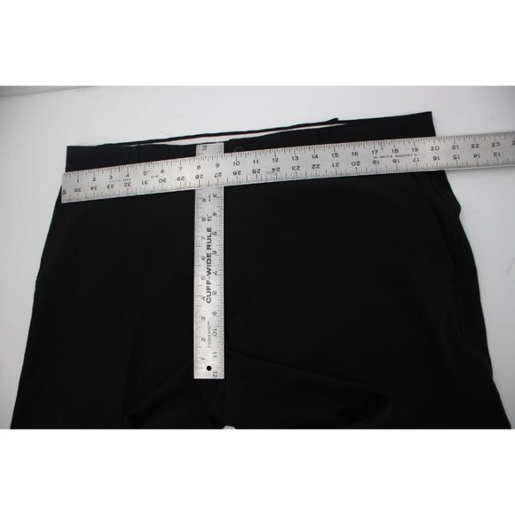footjoy pants Men's 38 40x32 flat front black pants polyester blend golf stretch - Picture 5 of 9
